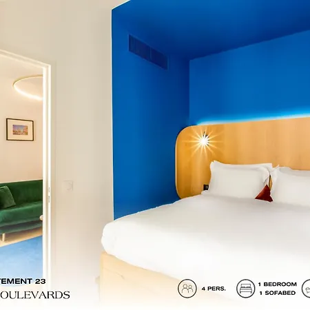 Apartmán Beauquartier - Grands Boulevards Paříž